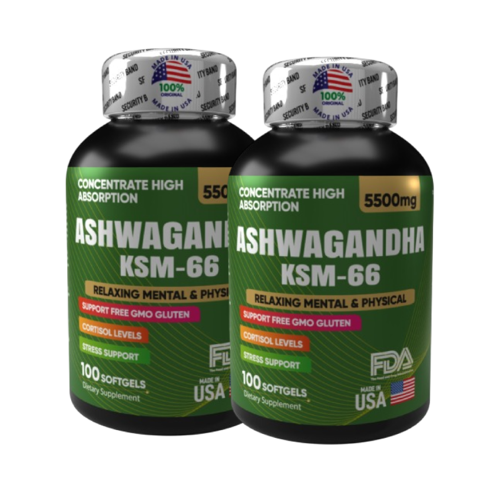 Paquete 2 frascos Ashwagandha KSM-66