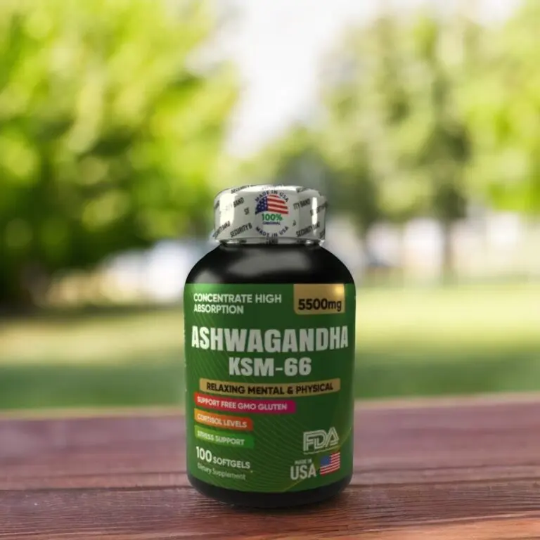 Frasco de Ashwagandha KSM-66 Premium