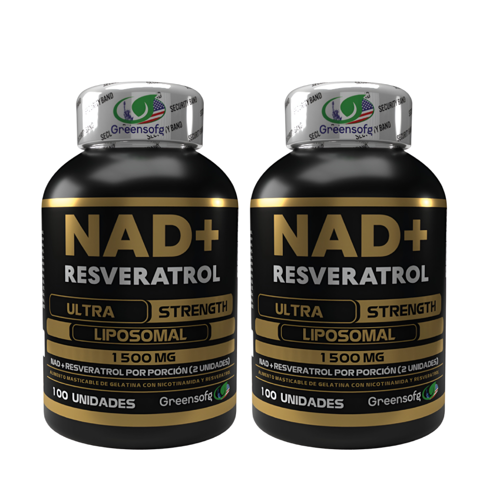 NAD+ Resveratrol 2 frascos
