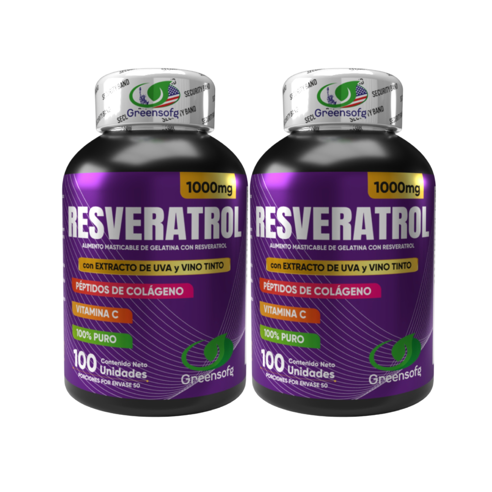 Pack Dúo - 2 frascos de Resveratrol