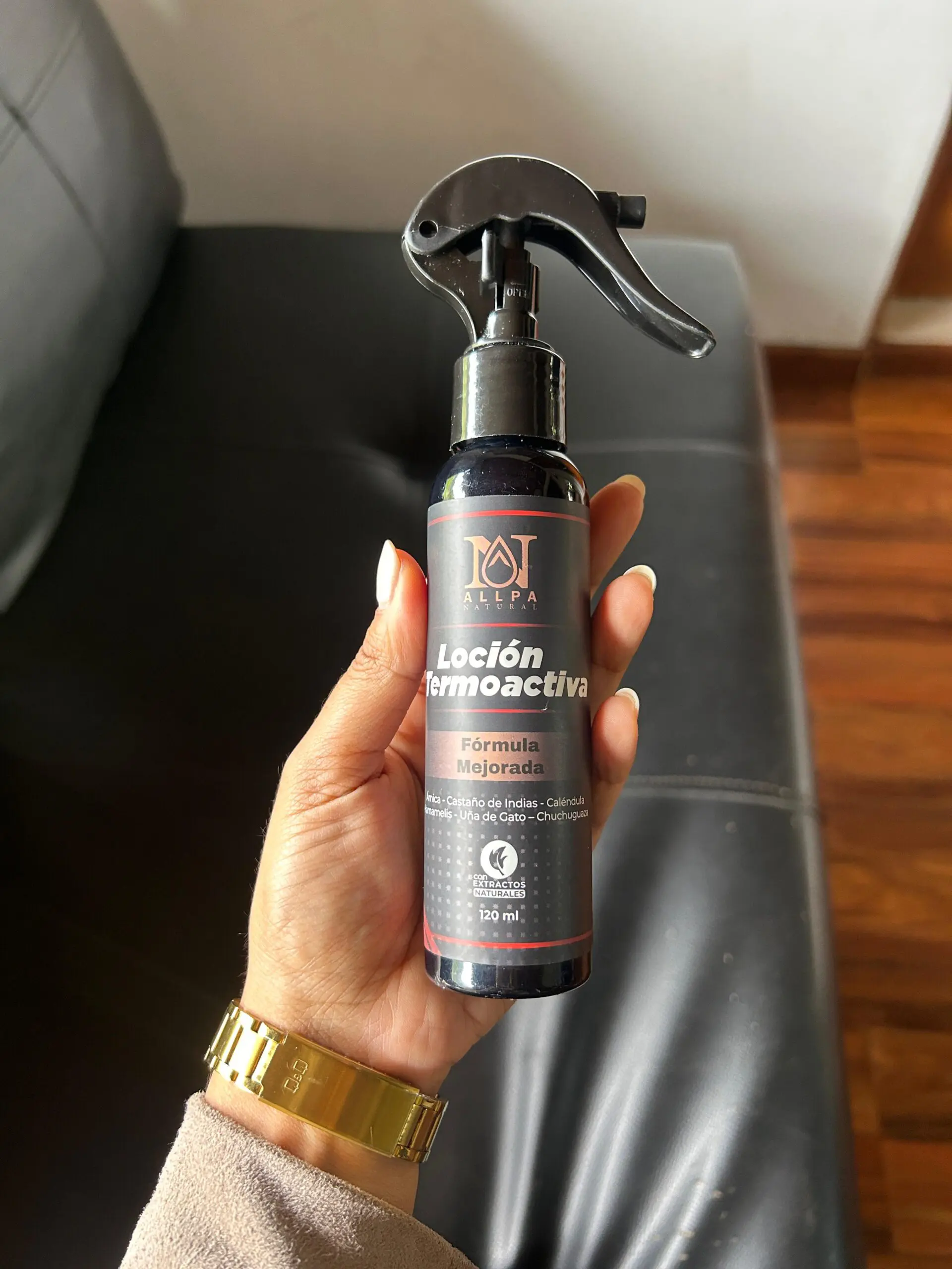 Dolores que alivia la loción termoactiva