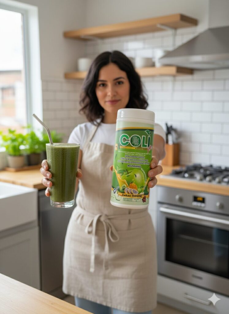 Mujer con bienestar digestivo gracias a Coli Plus