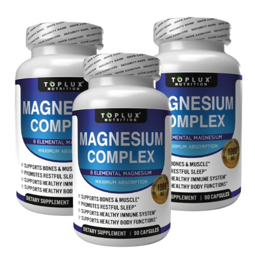 3 Frascos Magnesium Complex Pack Familiar