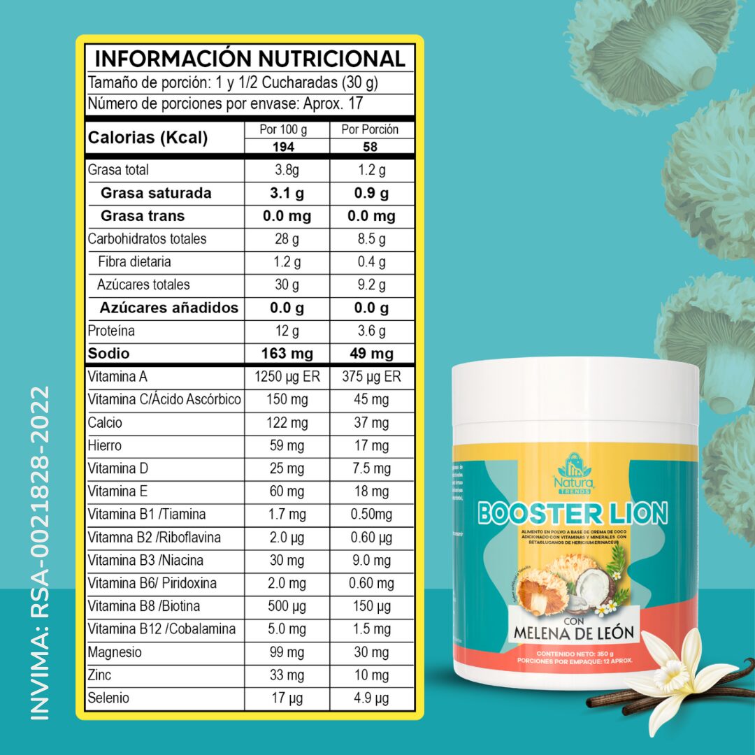 Información nutricional