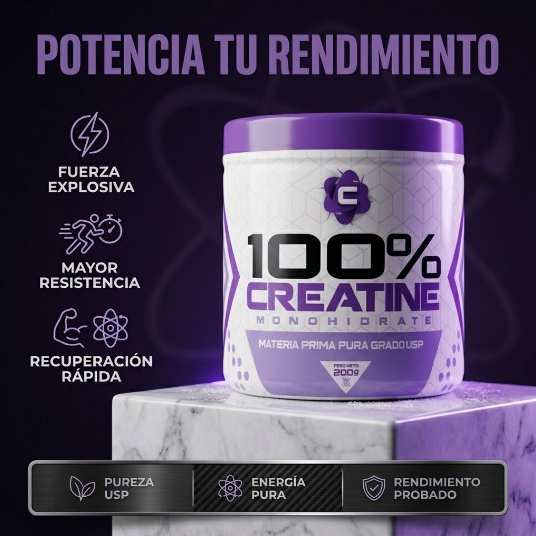 100% Creatina Monohidratada 200 gr. - Image 3