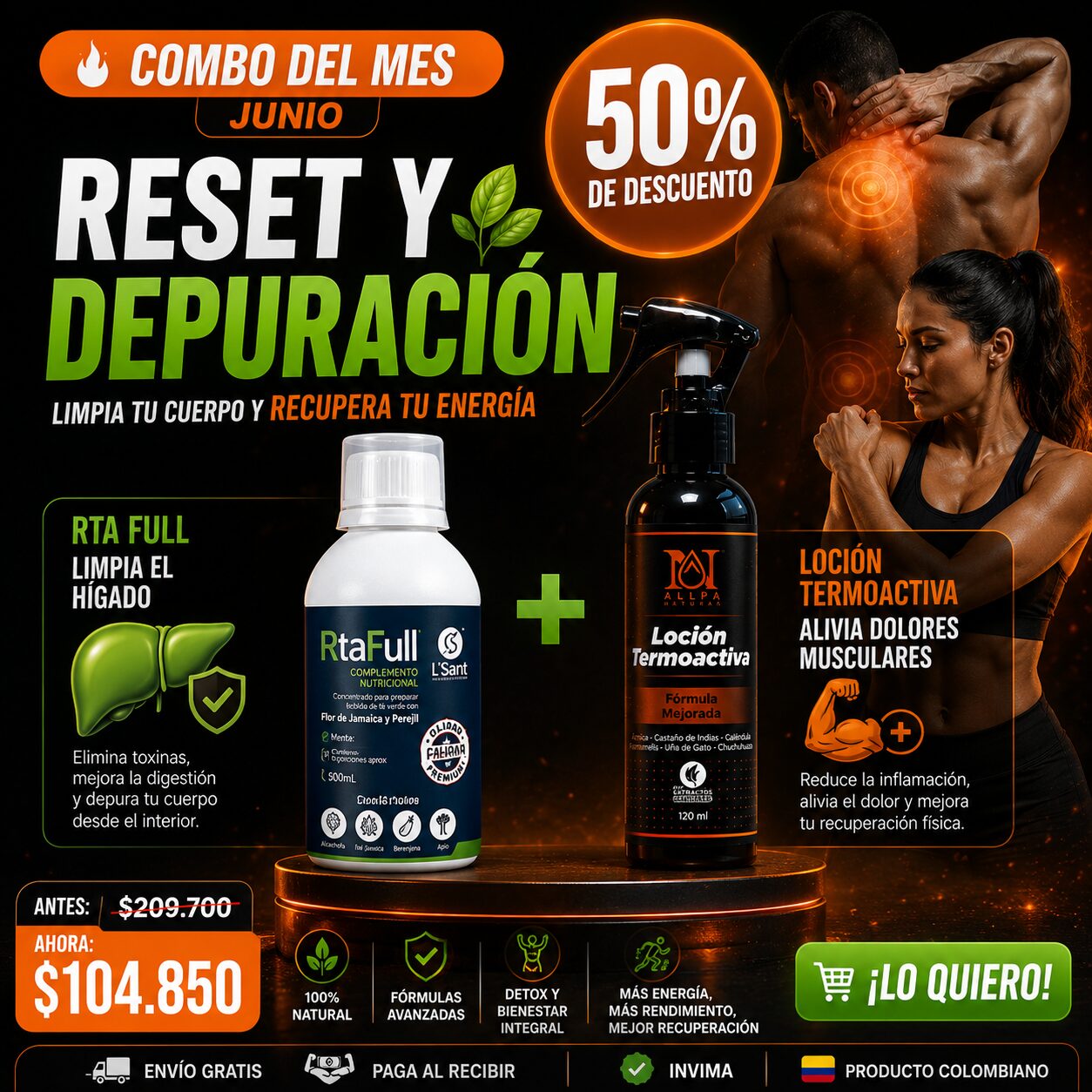 Combo Reset y Depuración