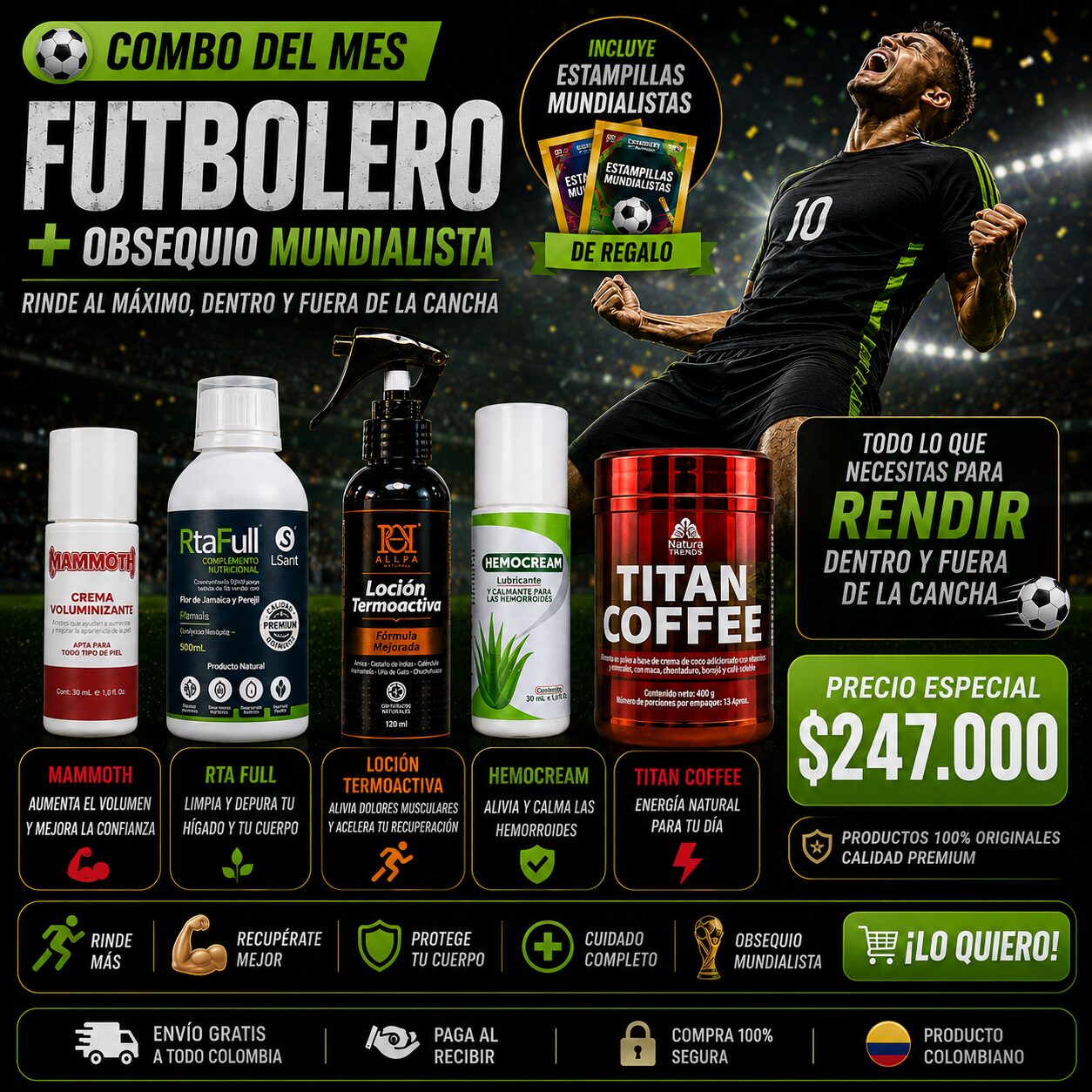Combo Futbolero