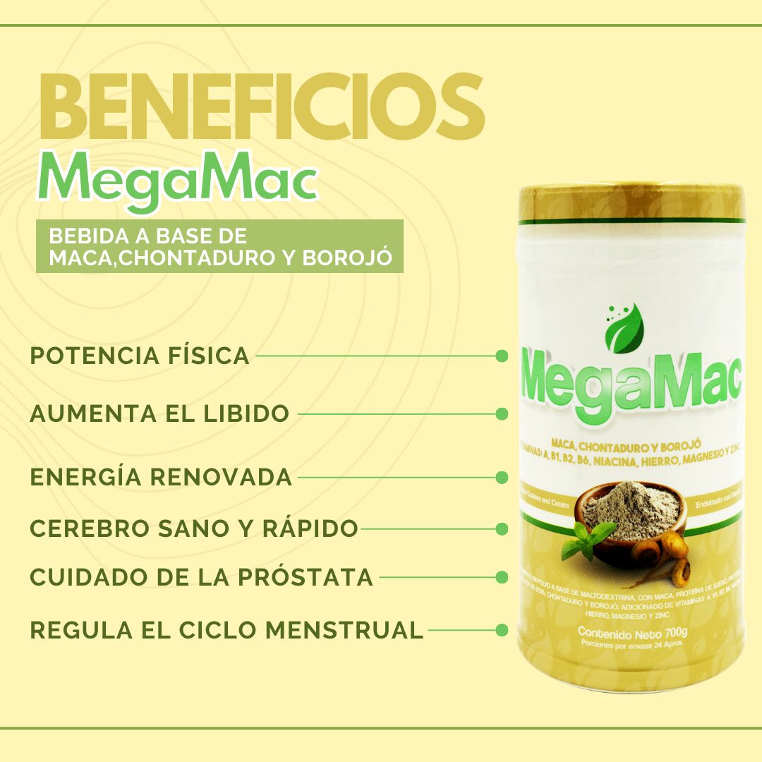 Megamac: Maca, proteína chontaduro y borojó - Image 2