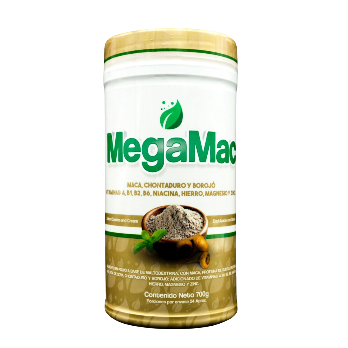 Megamac: Maca, proteína chontaduro y borojó