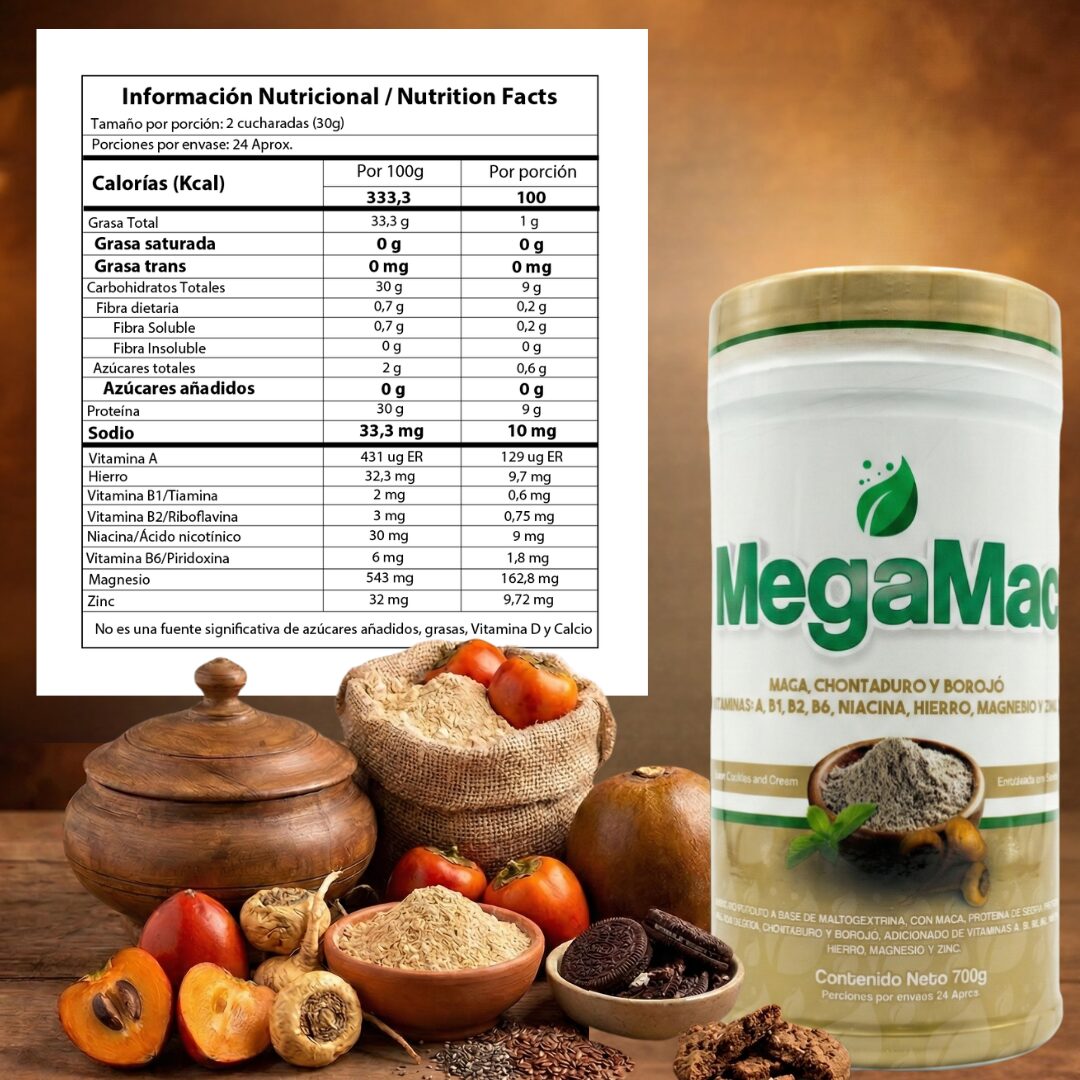 Megamac: Maca, proteína chontaduro y borojó - Image 4